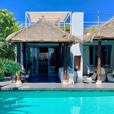 Semesterbostad Ibiza Style House,6 Pers, Luxury,with Private Pool *