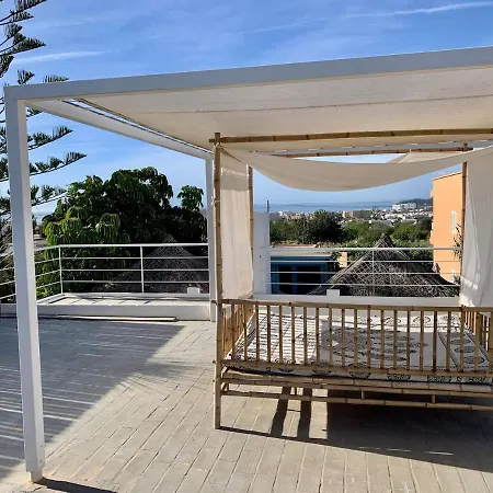 Ibiza Style House,6 Pers, Luxury,with Private Pool Semesterbostad